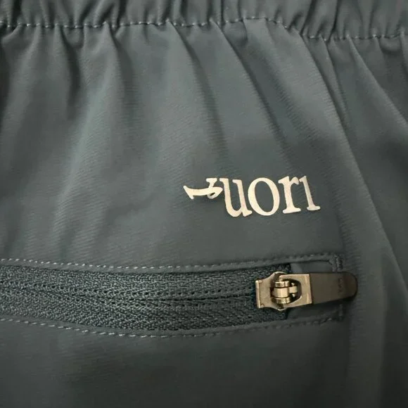 Vuori Fleet Athletic Pants Blue Hiking Outdoor Mens Nylon Size Small